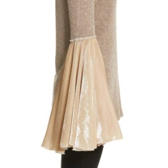 Free people Celestial sweater Tunic top Gold beige - Picture 3 of 6